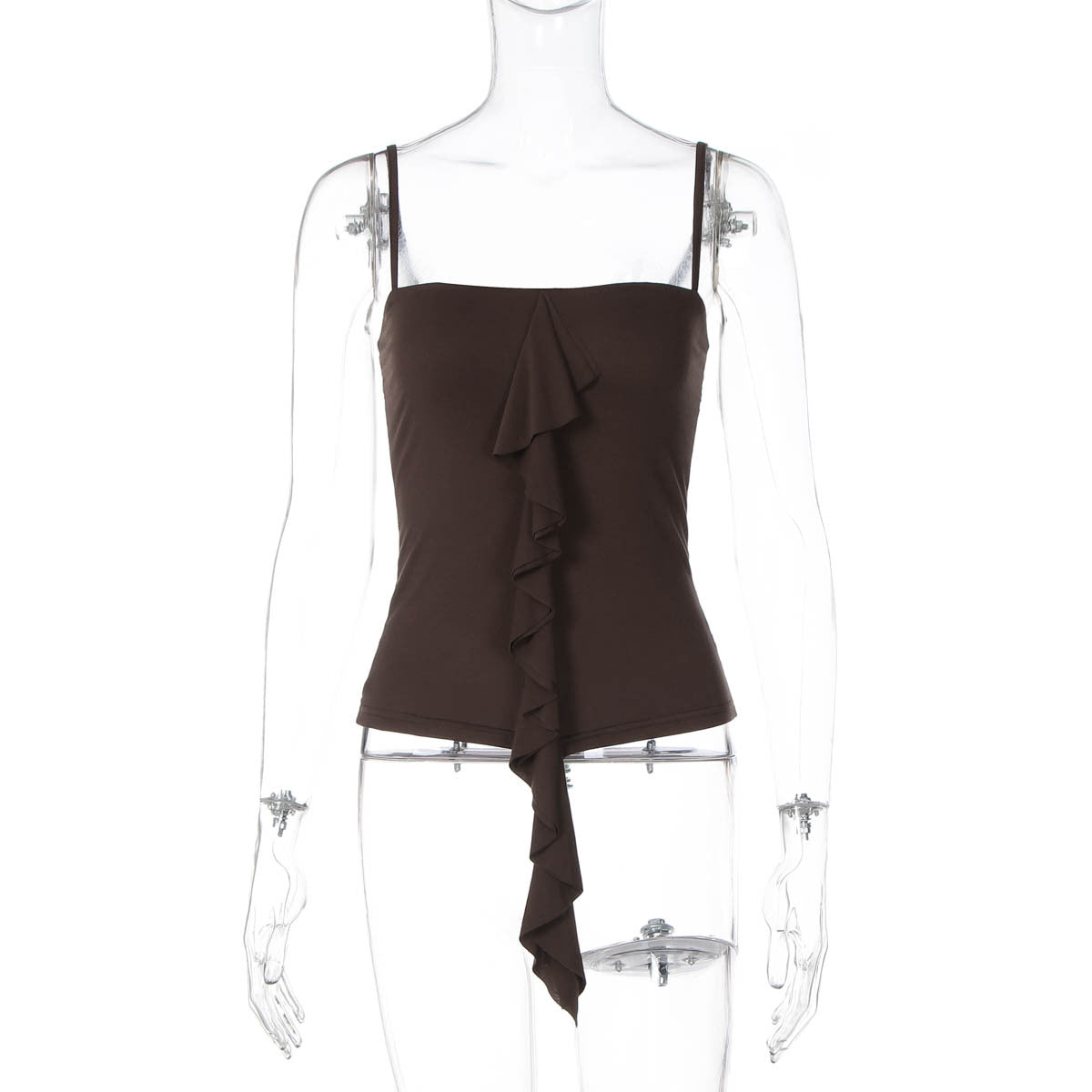 Camisola pequena de estilo streetstyle de cor sólida de cor sólida de cor estreita no verão transfronteiriço, europeia e americana, com patchwork