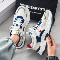 Sapatos masculinos populares famosos na internet, sapatos desportivos Spring A-Gump, sapatos de pai estilo Hong Kong para jovens masculinos, INS modernos e versáteis antiderrapantes