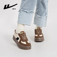 Os novos sapatos casuais Merard da Warrior, sapatos de treino moral versáteis na primavera, sapatos plataforma femininos com blocos de cor
