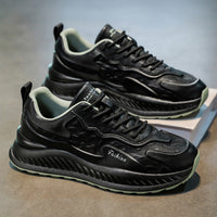 Sapatos masculinos de primavera e outono, novos sapatos casuais de 2025, sapatos desportivos versáteis e respiráveis, sapatos de snowboard masculinos, sapatos de pai