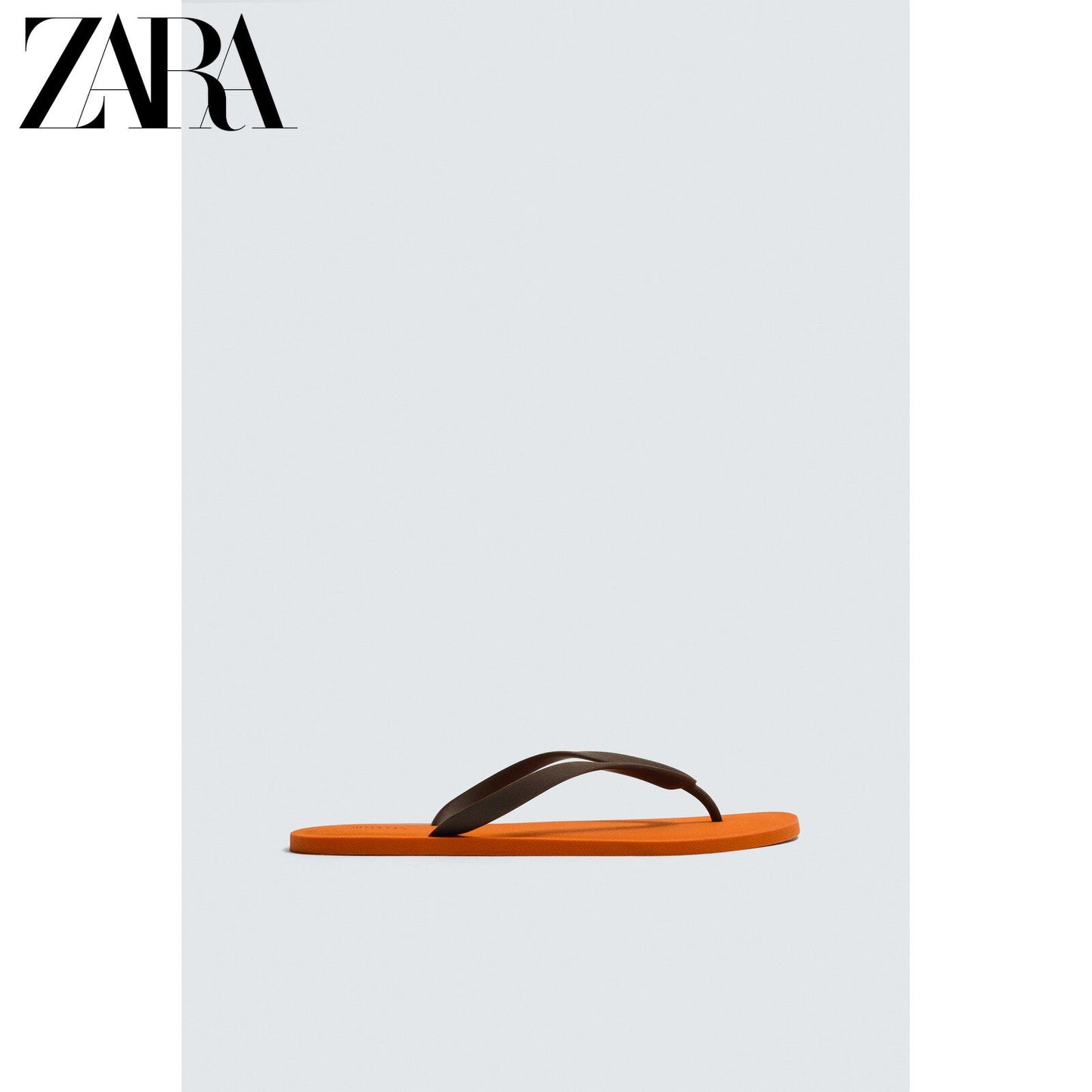 ZARA 2026 Verão Novo Sapatos Masculinos, Material Elástico, Sandálias Rasteiras Confortáveis com Detalhes, 2796720 070