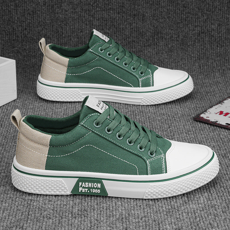 Novo Ténis de skate Respiráveis e Versáteis Respiráveis Masculinos De Verão 2025, Calçado Desportivo Casual Casual de Lona