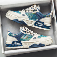 National Trend: Sapatos Masculinos 2024 Nova Primavera Respiráveis Versáteis Versáteis Originais Casuais Casuais Sapatilhas Desportivas Antiderrapantes de Sola Grossa