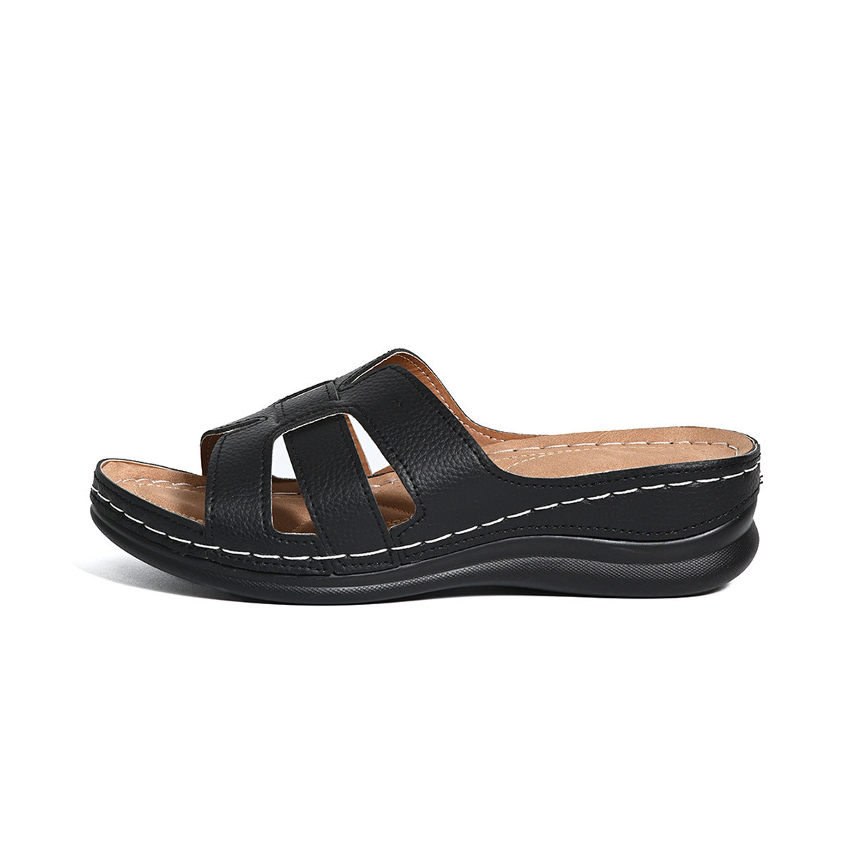 Sapatos femininos de verão, chinelos femininos, sandálias, novo estilo desportivo feminino confortável, leve e leve e sola grossa