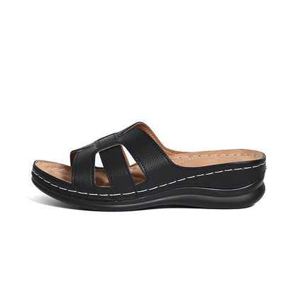 Sapatos femininos de verão, chinelos femininos, sandálias, novo estilo desportivo feminino confortável, leve e leve e sola grossa