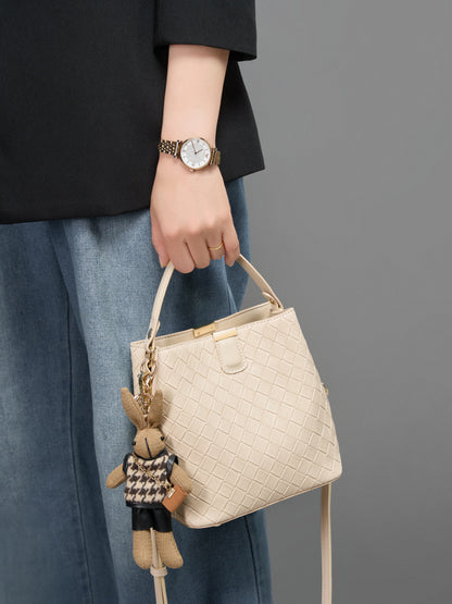 Bolsas de mulher, malas de mulher, novas malas de pele genuína de 2026 para mulheres, malas de grande capacidade em tecido, bandoleiras, malas de mão, malas da moda