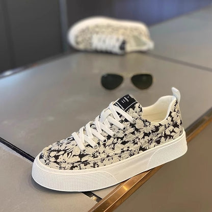 Sapatos de lona para homem, sapatos de madeira finos, flexíveis, flexíveis, respiráveis e casuais de sola grossa, sapatos desportivos masculinos de tecido de nicho, sapatos modernos