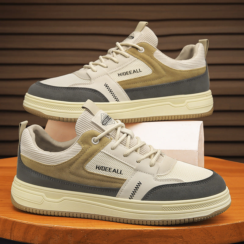 Sapatos masculinos: novos ténis desportivos casuais de 2024, sapatos masculinos versáteis e decotados e modernos de verão, estudantes