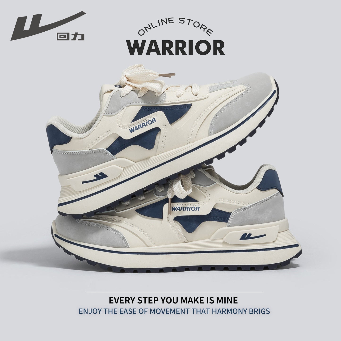 Os novos sapatos desportivos de pele baixo da Warrior, sapatos de casal modernos e modernos e versáteis, sapatos casuais quentes, confortáveis e de alto valor