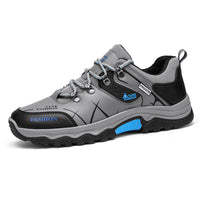 Sapatos masculinos de verão 2025 nova proteção para o trabalho de trabalho sapatilhas de caminhada, impermeáveis, antiderrapantes, resistentes ao uso, sapatos casuais para trabalho ao ar livre para homens