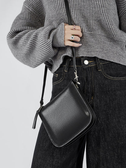Primavera/Verão novas malas de pele genuína para mulher, malas cruzadas de ombro único, malas de telemóvel, bolsas tipo balde feminino, malas pequenas de ombro único, malas para as axilas