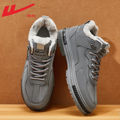 Warrior Versátil 2025 Novos Sapatos de Trabalho Botas Martin Simples Com Atacadores Masculinos Ténis Desportivos Casuais para Deslocações ao Ar Livre