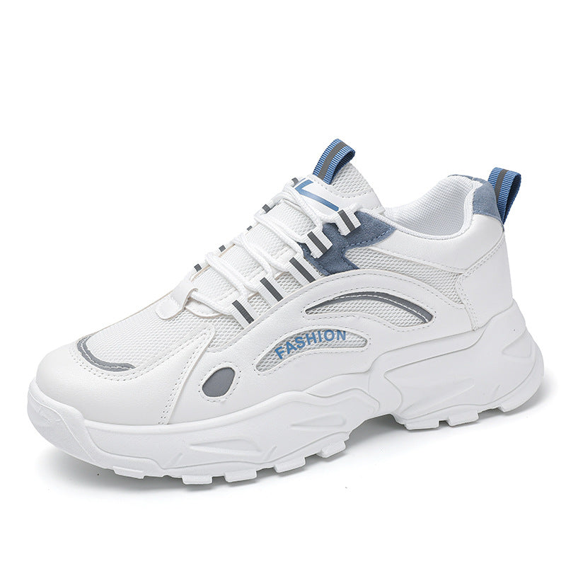 Sapatilhas masculinas casual malha daddy tide shoes sapatos masculinos primavera nova tendência versátil running little white shoes masculino