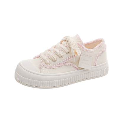 Ténis Warrior Flush Sapatos Criativos de Primavera/Outono com sola grossa, Sapatos Casuais com Atacadores ao estilo Hong Kong, Casuais Casuais de sola grossa