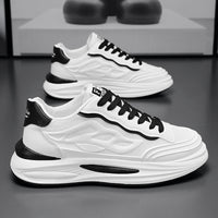 Sapatos masculinos de verão, sapatos brancos de rede respiráveis e respiráveis, sapatos desportivos versáteis na moda ao estilo coreano, ténis casuais da moda de pai