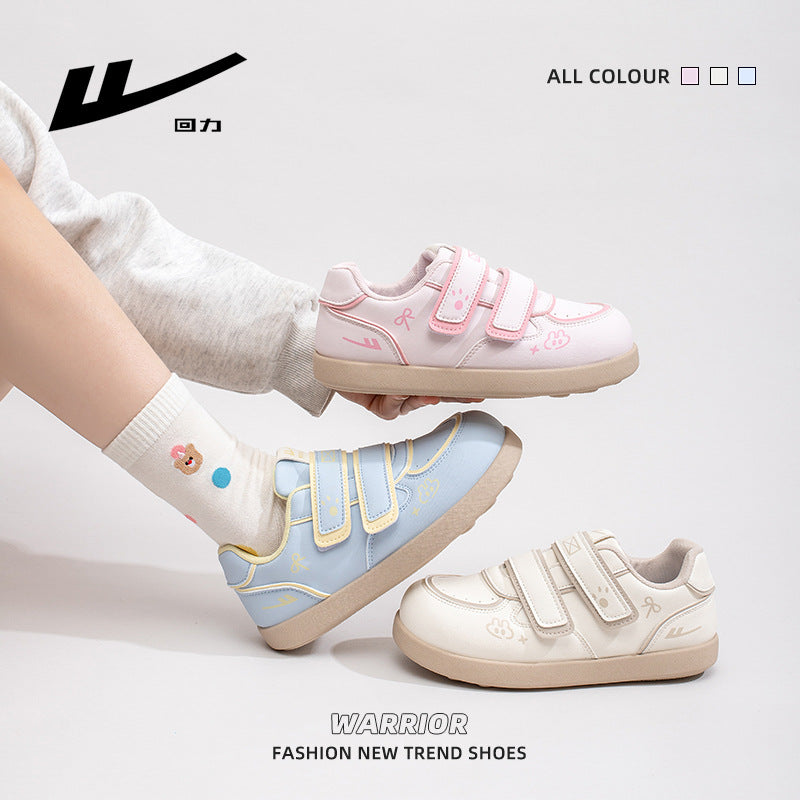 Sapatos de treino Warrior Velcro Virgo para mulheres, sapatos casuais casuais planos e fofos, sapatos preguiçosos estilo bloco de cor feminino
