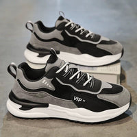 Sapatos de Homem: Outono 2024 Nova Marca da Moda Ténis Desportivos de Couro, Sapatos Casuais Casuais de Corrida Masculino A-Gump Teen Dad Trendy