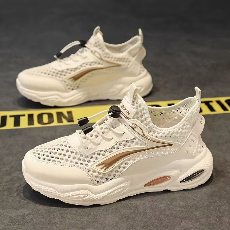 Sapatos masculinos de rede, novo estilo respirável de verão, sapatos de malha fina de verão, sapatos desportivos masculinos, sapatos casuais casuais de rede grande