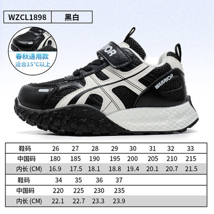 Os novos sapatos baixos versáteis e na moda da Warrior, para rapazes e raparigas, desenharam sapatos desportivos confortáveis e sapatos casuais de estilo coreano de alto valor estético