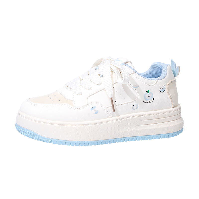 Sapatos femininos confortáveis e versáteis da moda Warrior, ténis de estética alta primavera 2026, sapatos casuais estilo estilo coreano estilo academia