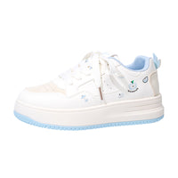 Sapatos femininos confortáveis e versáteis da moda Warrior, ténis de estética alta primavera 2026, sapatos casuais estilo estilo coreano estilo academia