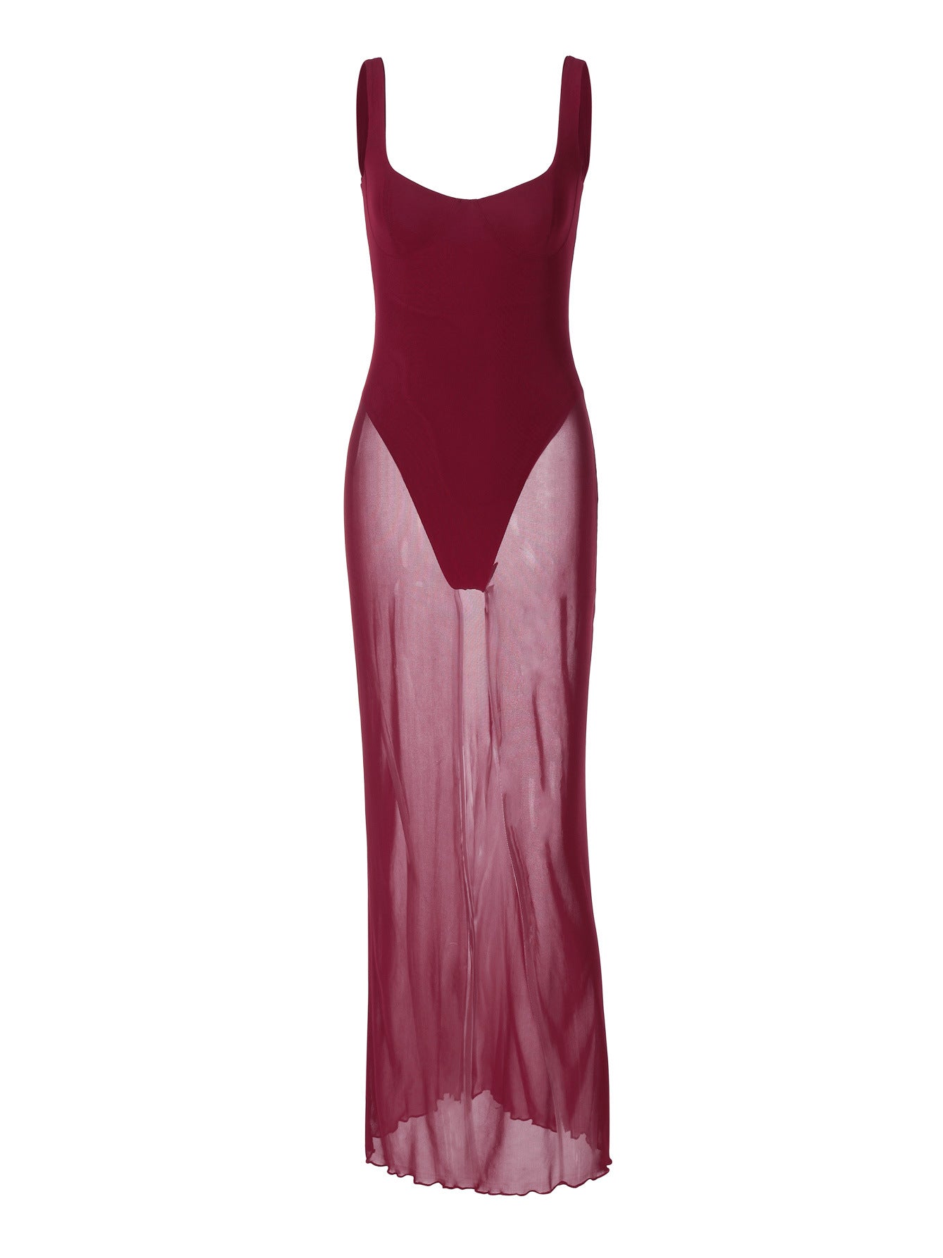 Novo vestido feminino europeu e americano da moda, slim-fit, de retalhos longos, com alças de retalho e retalhos
