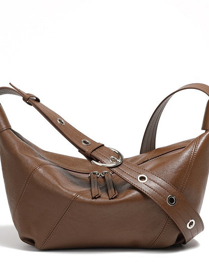 Malas para malas coreanas de nicho em topo de grão de vaca, grande capacidade, malas Kelly para mulheres, nova moda da moda 2026