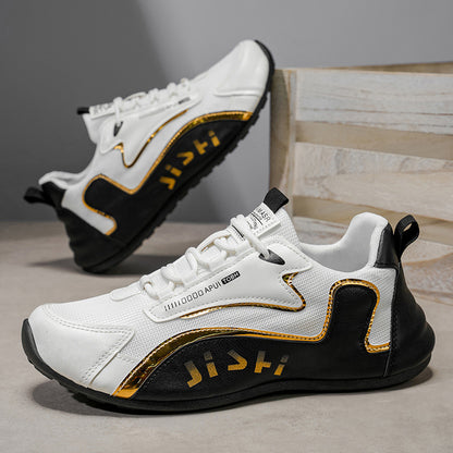 Sapatos masculinos, novos sapatos de malha respirável de verão 2025 desportam sapatos modernos, sapatos casuais, sapatos de rede masculina, sapatos leves de viagem