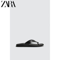 ZARA 2026 Primavera/Verão Novos Sapatos Masculinos Chinelos Rasteiros com Tiras 2737720 800