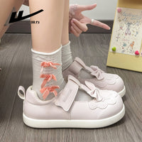 Os novos sapatos de cabeça grande fofos e com blocos de cores da Warrior, sapatos pequenos de mola versáteis, sapatos femininos confortáveis com velcro de alto valor