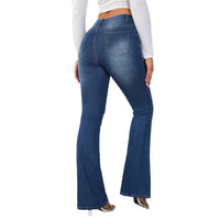 Amazon Calças Vintage Vintage Transfronteiriças Europeias e Americanas Femininas 2025 Primavera Novas Slim Fit Slim Stretch Ligeiramente Alargadas