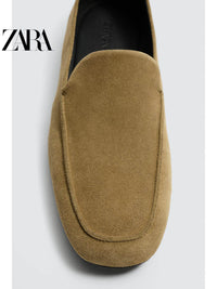 ZARA 2026 Primavera/Verão Novos Sapatos Náuticos Masculinos de Couro EDIÇÃO LIMITADA 2654720 091