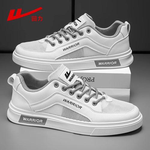Sapatos casuais confortáveis de sola grossa para homem Warrior, novos ténis de moda de rede de verão com rede respirável, ténis versáteis e modernos