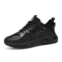 Sapatos de proteção para o trabalho de parto, sapatos masculinos de verão, novos sapatos respiráveis, ténis modernos versáteis de sola grossa e antiderrapantes, sapatos casuais de pai