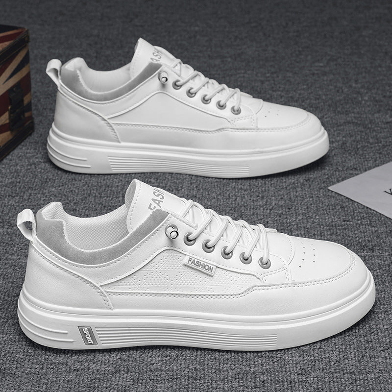 Sapatos de homem, novos ténis brancos de primavera respiráveis de 2025, ténis desportivos casuais, ténis versáteis da moda