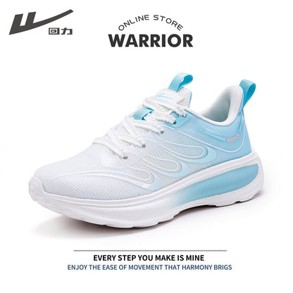 Warrior 2026 Novos Singles Femininos de Sola Grossa com Blocos de Cor, Sapatos Casuais de Design Estético Elevado, Ténis Versáteis Modernos e Versáteis