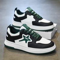 Novos ténis masculinos, 2025 novos sapatos casuais de sola grossa para outono, sapatos versáteis para desporto juvenil e na moda