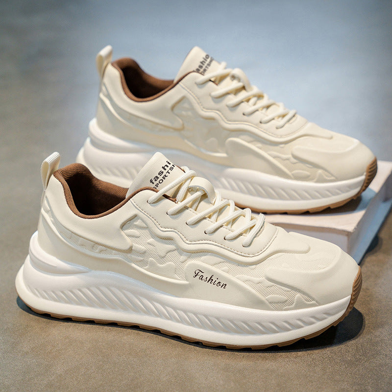 Sapatos masculinos de primavera e outono, novos sapatos casuais de 2025, sapatos desportivos versáteis e respiráveis, sapatos de snowboard masculinos, sapatos de pai
