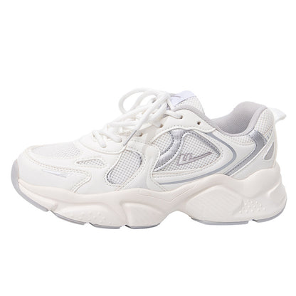 Sapatos de pai de alta estética e sem contraste do casal guerreiro, novos sapatos casuais confortáveis de outono, sapatos sapatilhos robustos e versáteis para uso diário