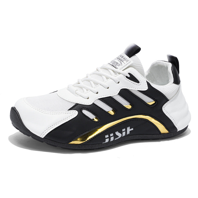 Novos sapatos desportivos casuais masculinos para o Verão 2025, Sapatilhas de Rede Respiráveis da moda, Sapatilhas de corrida versáteis com sola macia e sola fechada