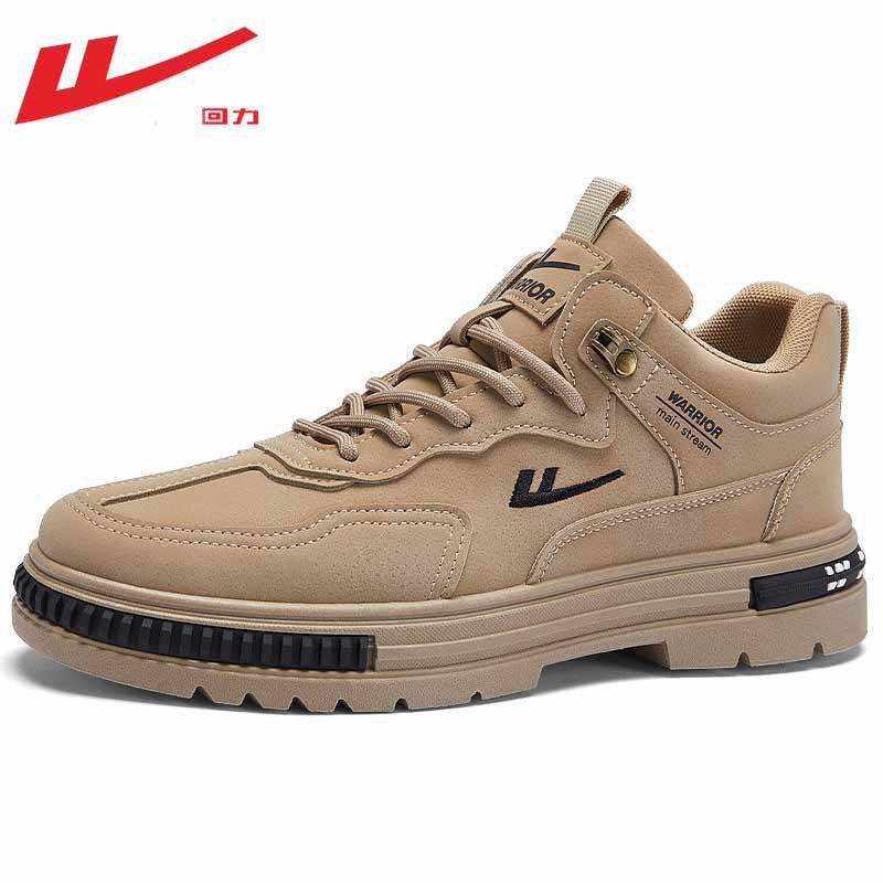 Warrior Versátil 2025 Novos Sapatos de Trabalho Botas Martin Simples Com Atacadores Masculinos Ténis Desportivos Casuais para Deslocações ao Ar Livre