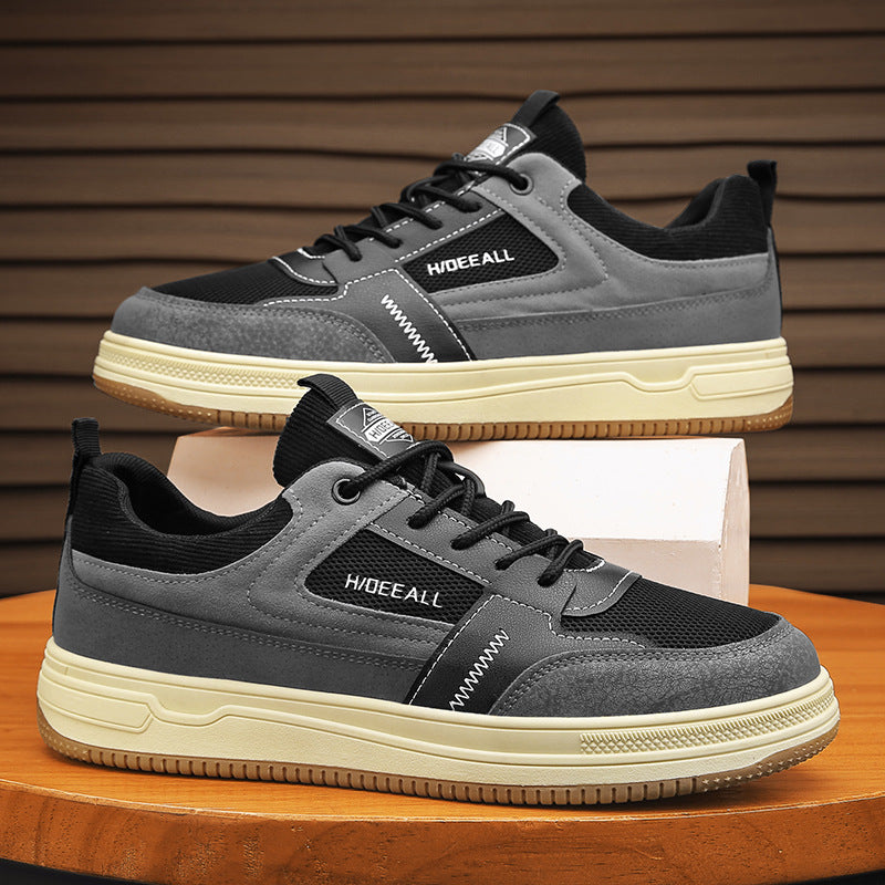 Sapatos masculinos: novos ténis desportivos casuais de 2024, sapatos masculinos versáteis e decotados e modernos de verão, estudantes