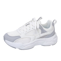 Warrior minimalista, sapatos leves de sola grossa, sapatos de pai casuais de bico arredondado e respiráveis, sapatos de casal estilo de alta gama, versáteis e discretos e andróginos