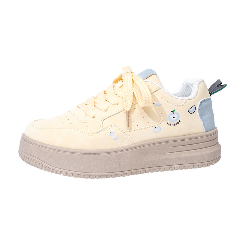 Sapatos femininos confortáveis e versáteis da moda Warrior, ténis de estética alta primavera 2026, sapatos casuais estilo estilo coreano estilo academia
