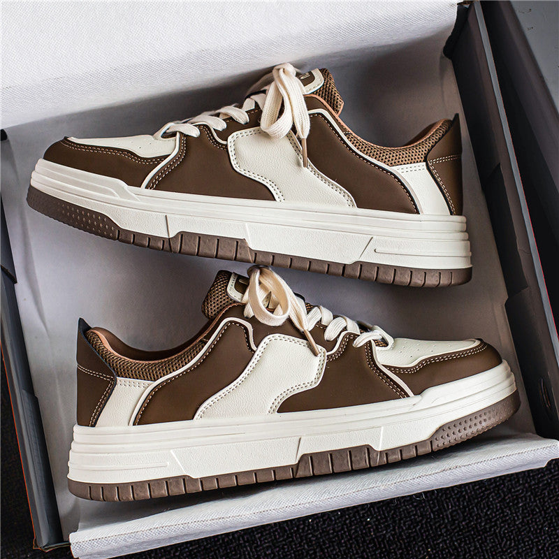 Sapatos Masculinos de Verão 2024: Sapatos Famosos na Internet, Ténis Estudantis Modernos e Versáteis de Nicho para Estudantes no Instagram, Ténis Masculinos de Sola Grossa