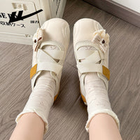O novo design da Warrior, sapato único versátil e confortável, sapatos casuais coreanos na moda e modernos, alta atratividade, sapatos femininos fofos