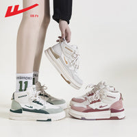Sapatos plataforma Warrior com blocos de cor, ténis confortáveis, sapatos simples simples de mola alta, sapatos versáteis de estilo universitário para o dia a dia