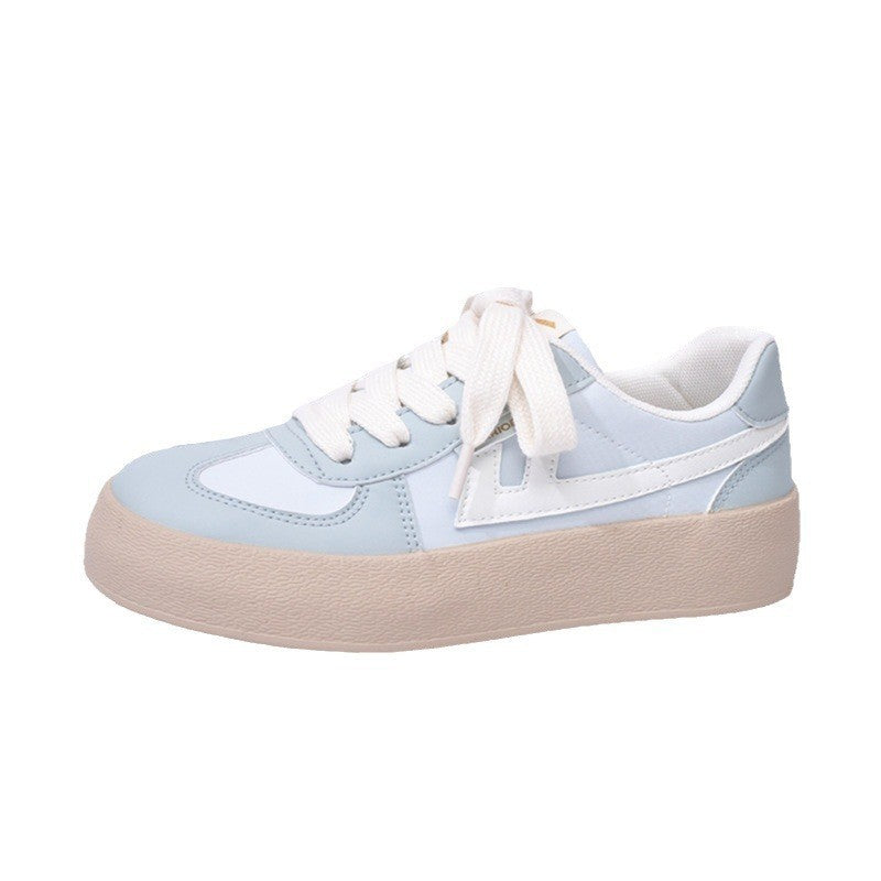 Sapatos simples de madeira de madeira da moda Warrior, sapatos confortáveis de sola grossa para alongar as pernas, sapatos de ensino básico, sapatos de treino moral de casal estilo universitário