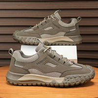 Homens Primavera 2025 Novos Sapatos Desportivos Duráveis para Caminhadas Casuais Mesh Trabalho de Construção Sapatos de Proteção Laboral