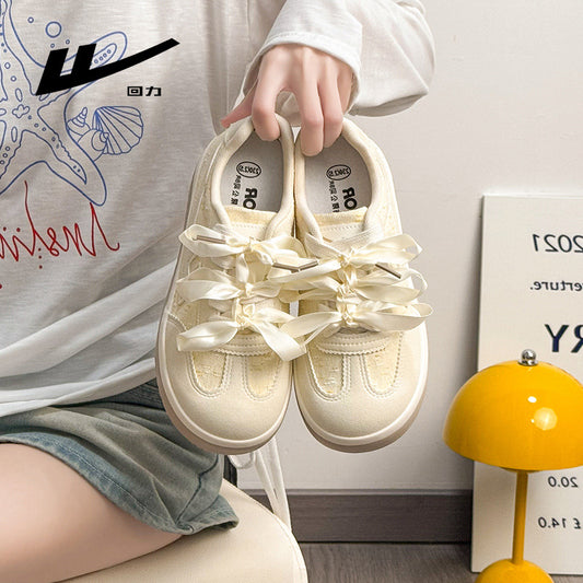 Os novos ténis de skate enérgicos e fofos com blocos de cor da Warrior, os singles retro femininos de estilo coreano de alta estética, sapatos casuais confortáveis e versáteis
